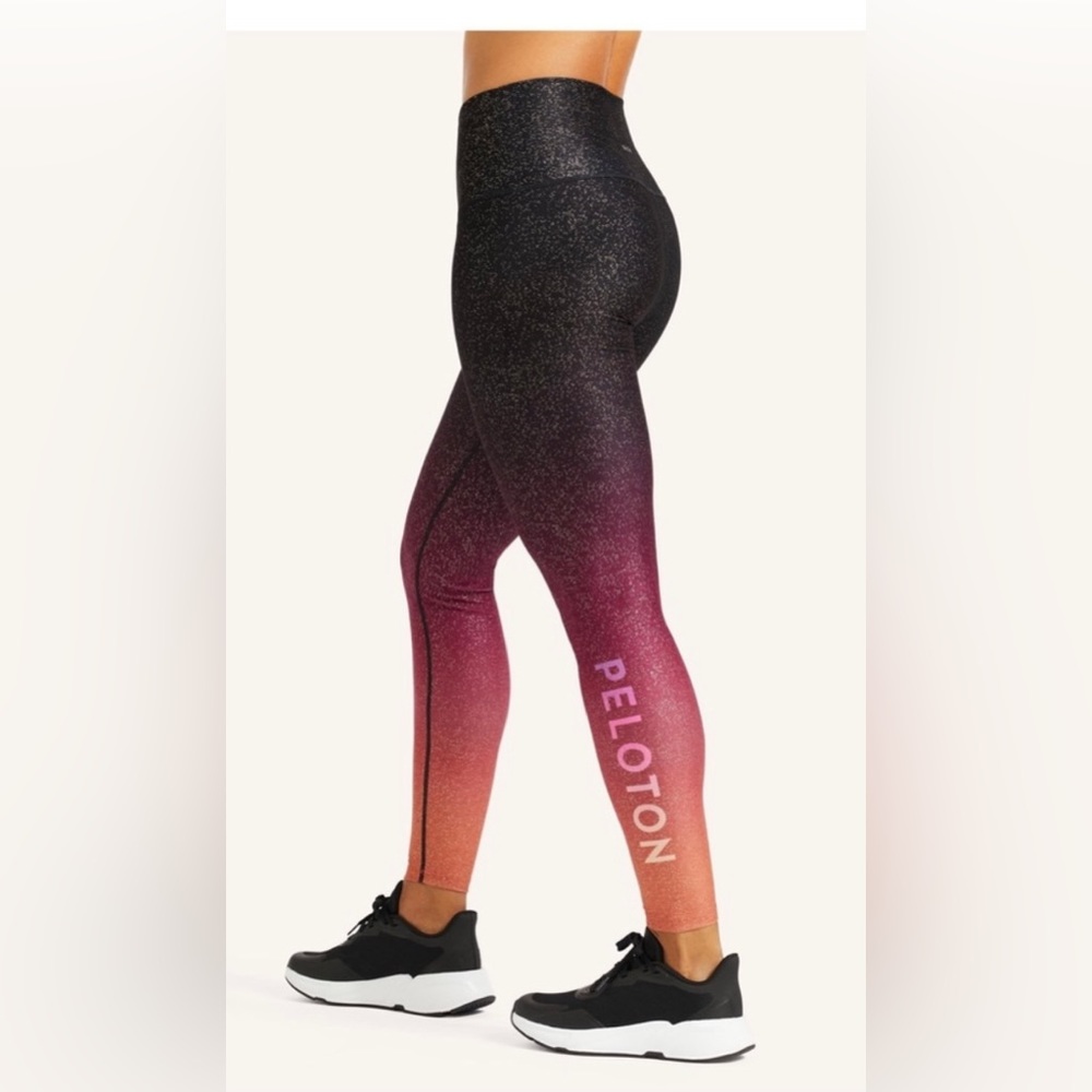 WITH x Peloton sunrise fade HW leggings size small. NWT!